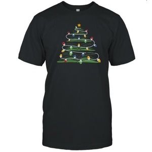 Christmas Tree Made Of Books Teacher T-Shirt